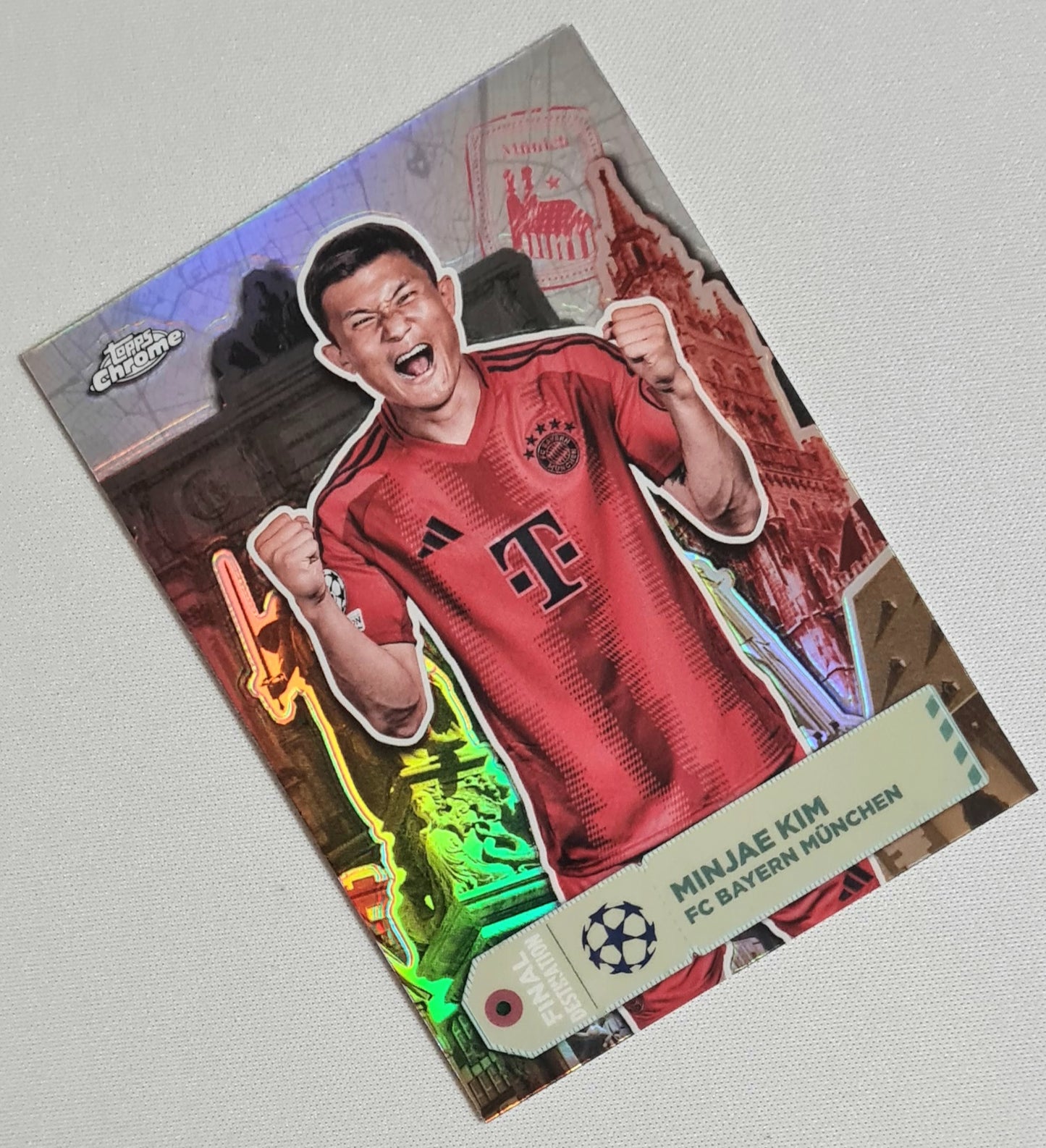 Minjae Kim - 2025 Topps Chrome Final Destination FC Bayern Munchen (CL) #FD-3 Refractor