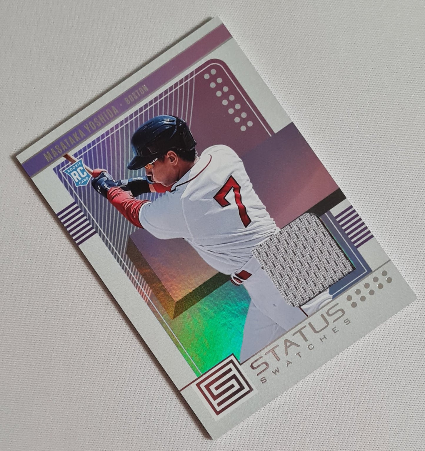 Masataka Yoshida - 2023 Panini Chronicles Status Baseball Boston #SS-MY Refractor