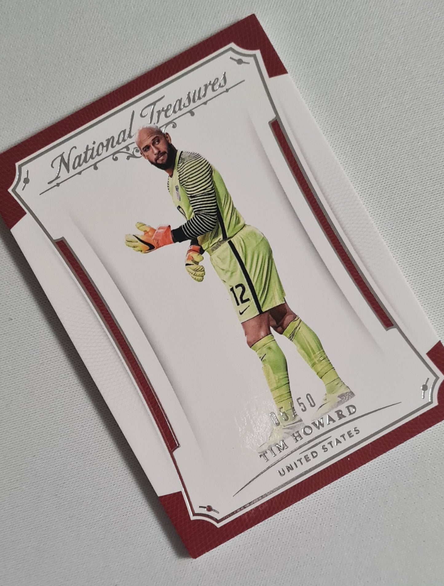 Tim Howard - 2018 Panini National Treasures Soccer National Team USA #42 /50