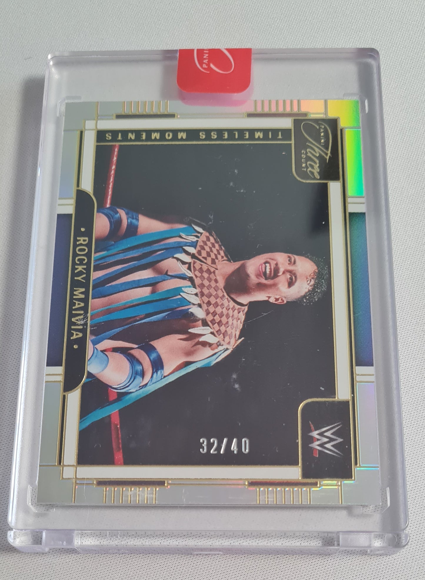 Rocky Maivia - 2024 Panini Three Count WWE Wrestling Timeless Moments #157 /40