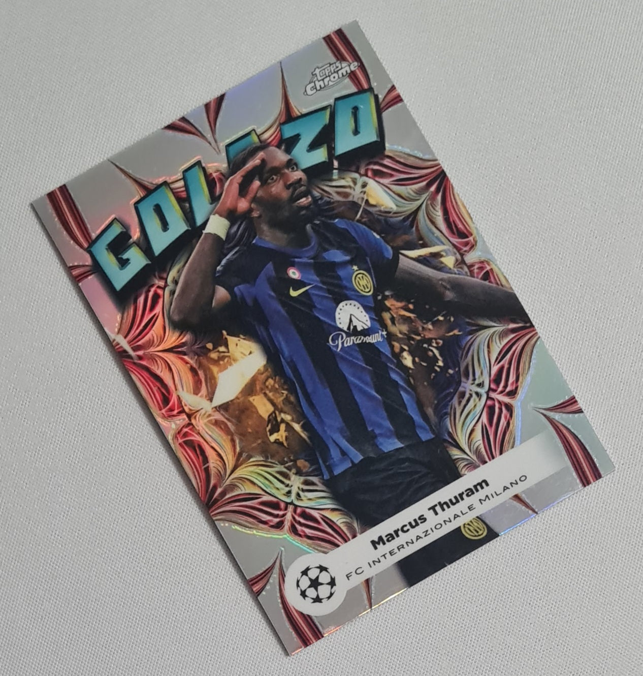 Marcus Thuram - 2024 Topps Chrome Golazo FC Internazionale (CL) #GL-4