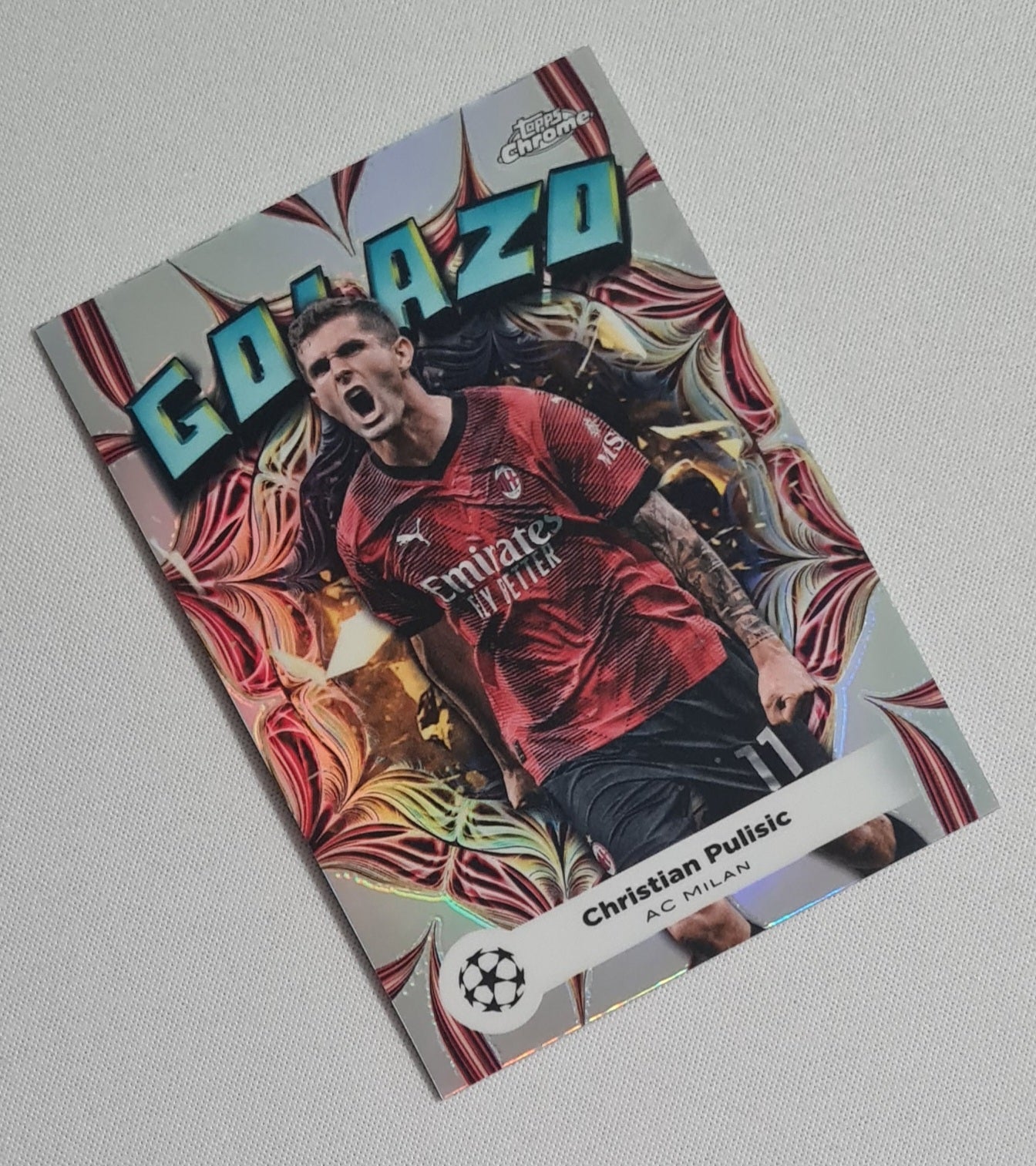 Christian Pulisic - 2024 Topps Chrome Golazo AC Milan (CL) #GL-1