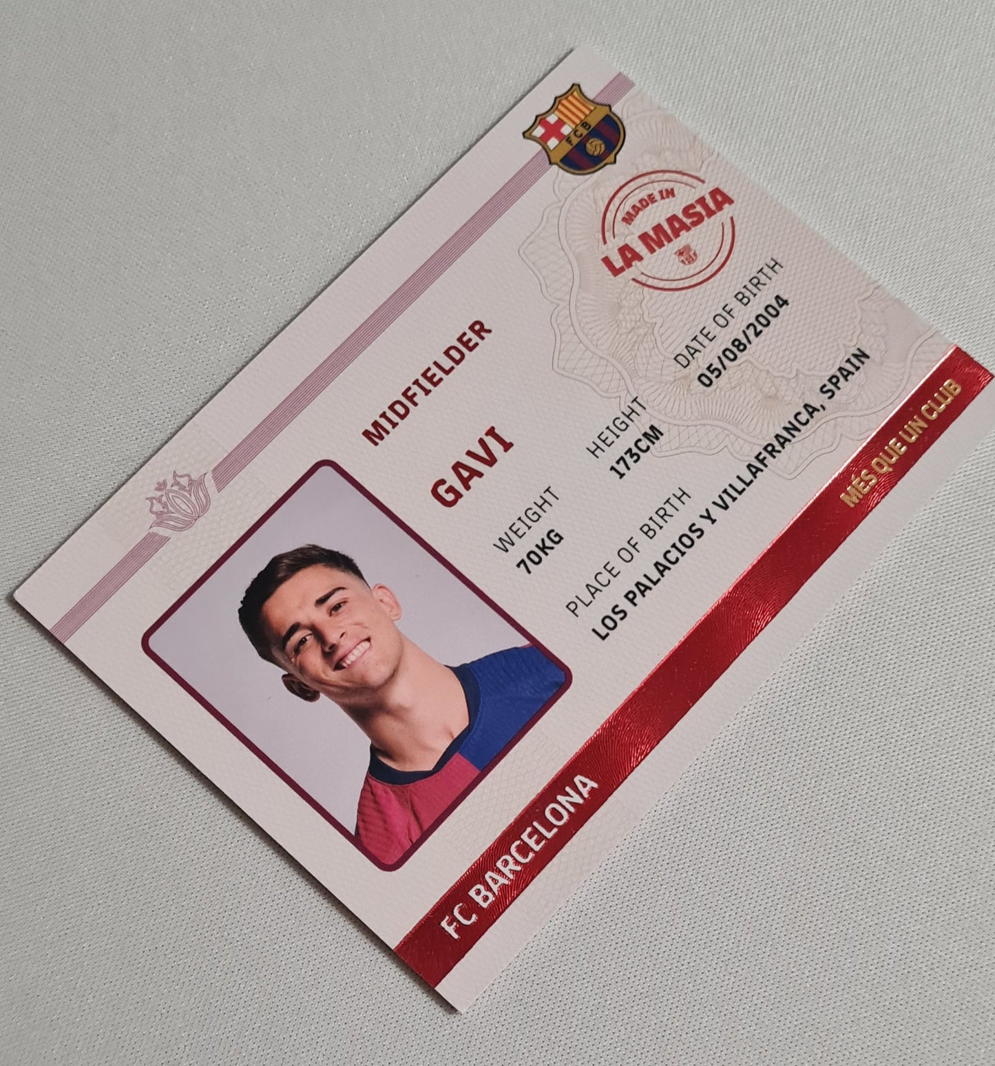 Gavi - 2024/25 Barcelona Team Set - FC Barcelona - Mes Que un Club (made in La Masia)