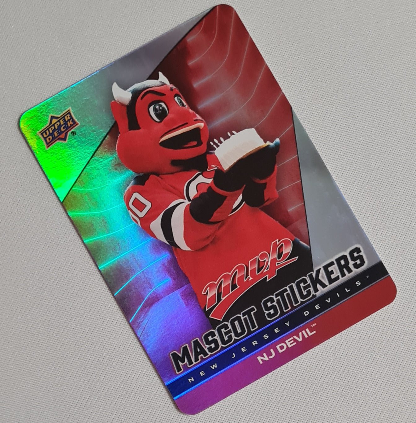 NJ Devil - 2025 UpperDeck NHL Hockey MVP Mascot Stickers #MS-16