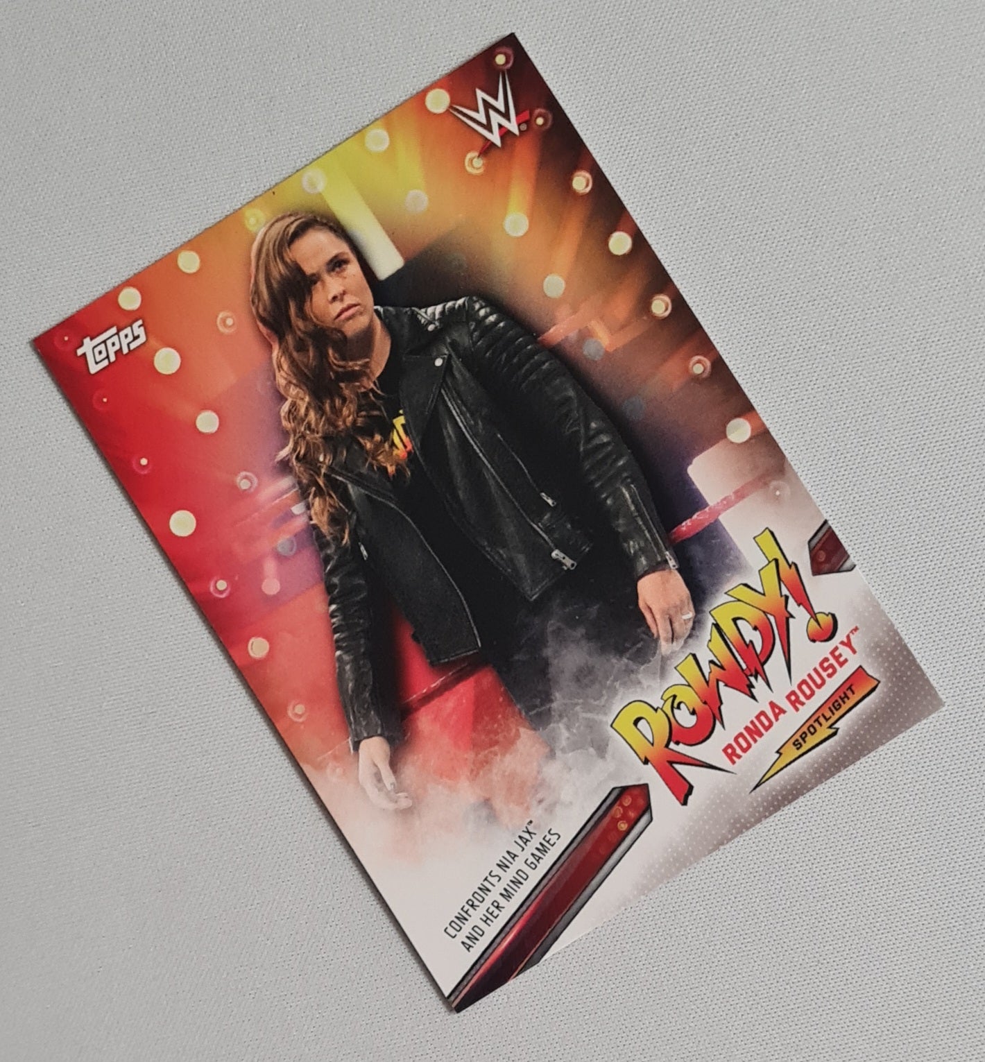 Ronda Rousey - 2019 Topps WWE Wrestling ROWDY! #12 of 40 card set