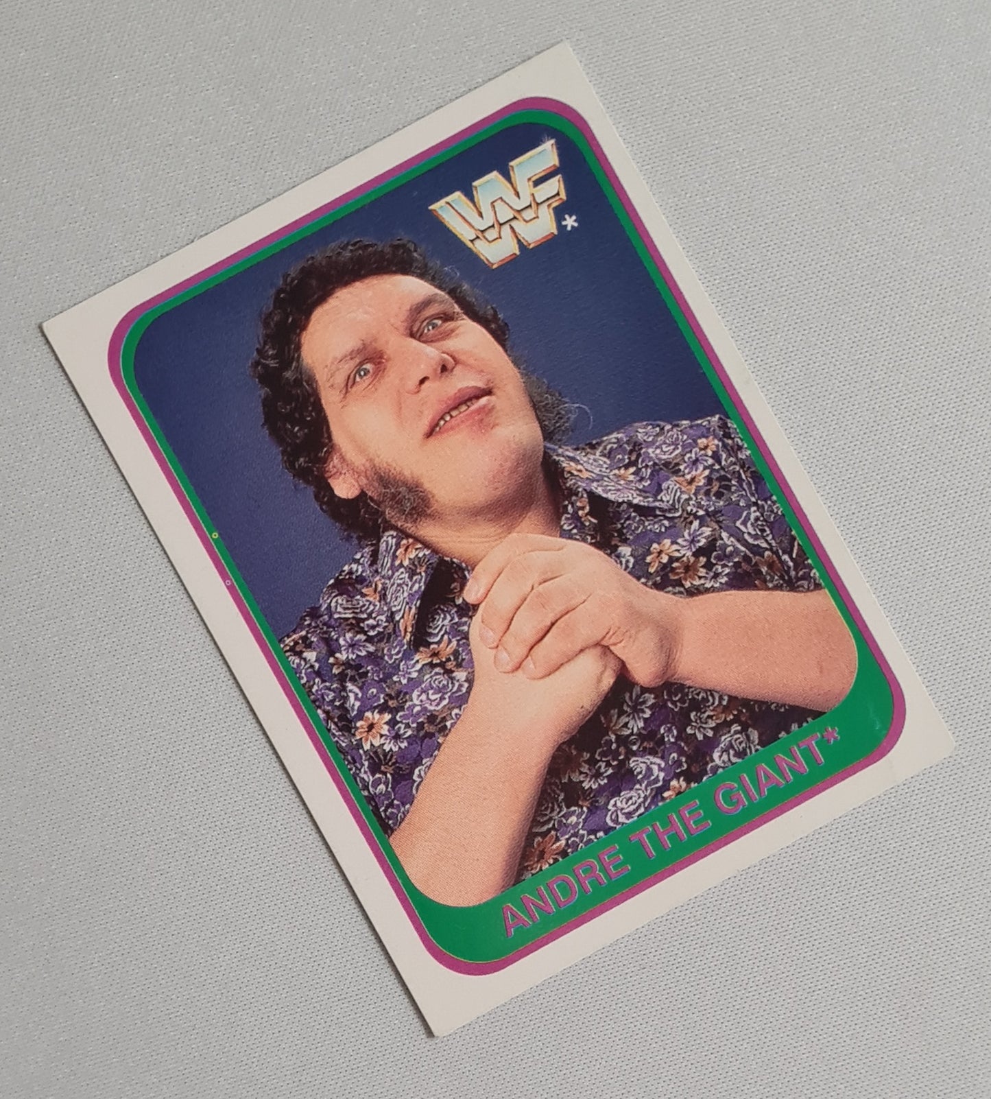 Andre The Giant - 1991 Merlin WWF Wrestling Trading Cards (TitanSports) 35 of 150 set number (German Card)