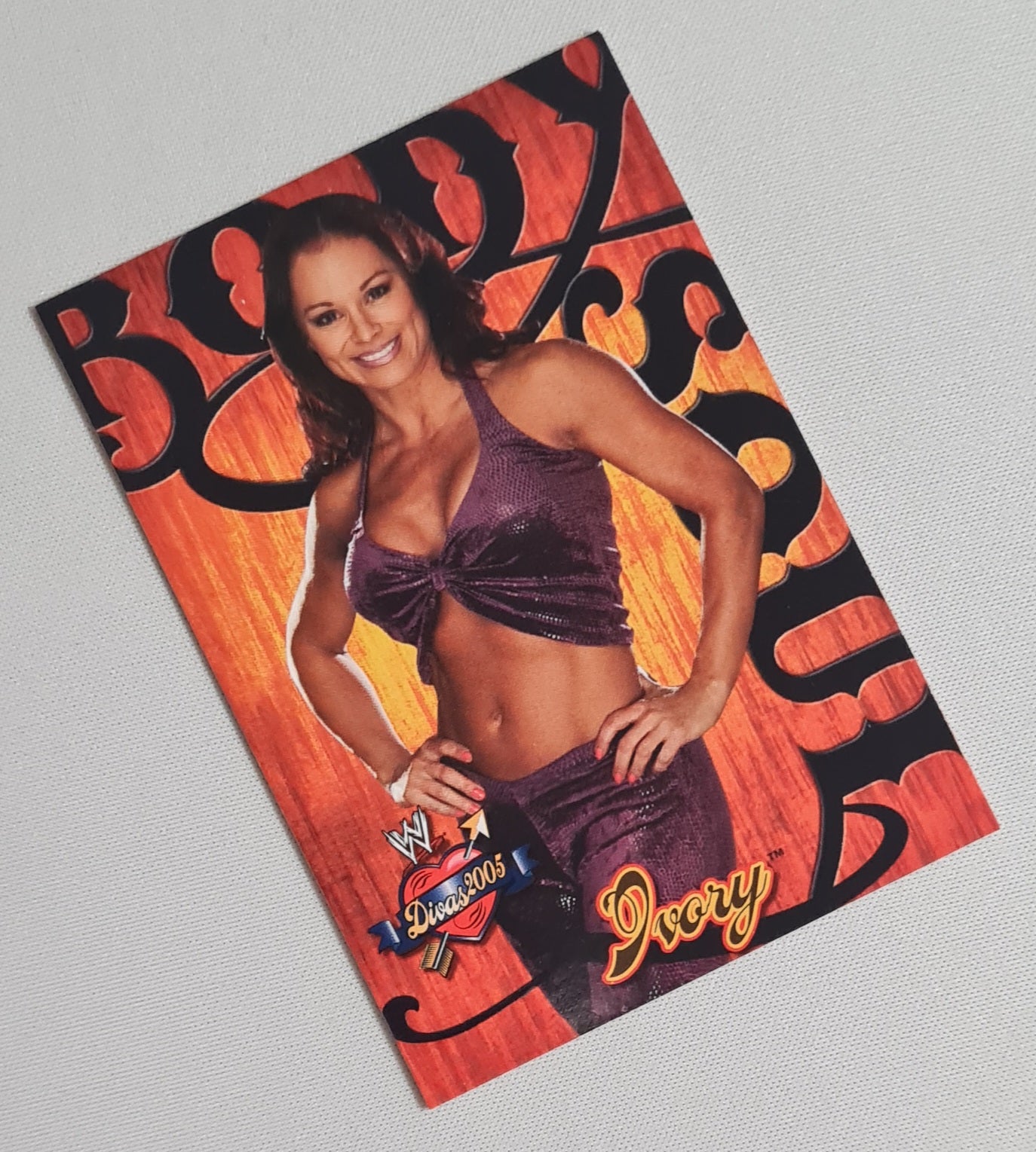 Ivory - 2004 Fleer WWE Wrestling Body Soul Divas 2005 #8 of 10 card set number