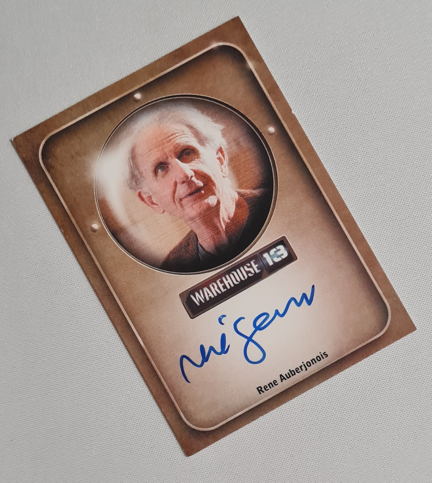 Rene Auberjonois - 2012 Universal Network TC LLC Scifihobby Warehouse 13 as Hugo Miller /Autograph