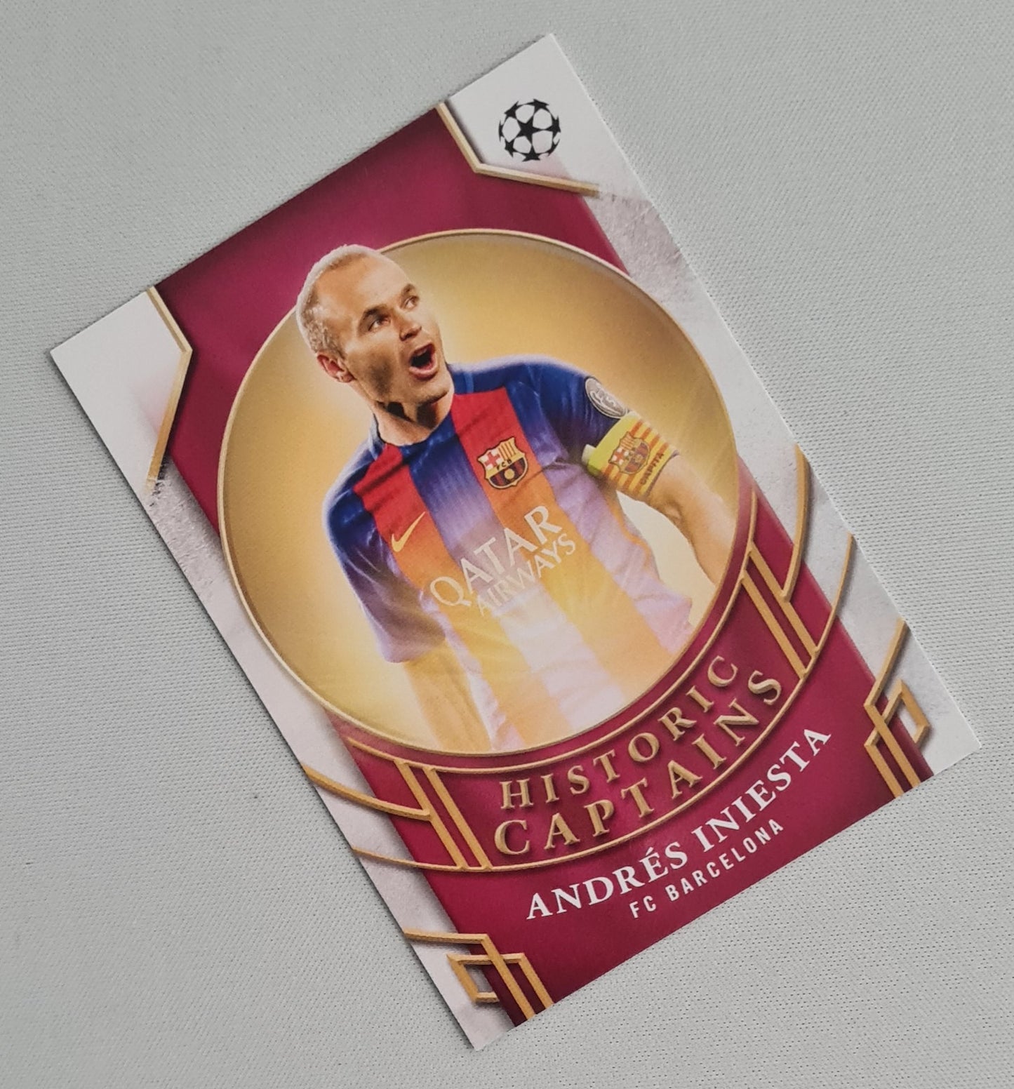 Andres Iniesta - 2025 Topps FC Barcelona (CL) Historic Captains HC-5