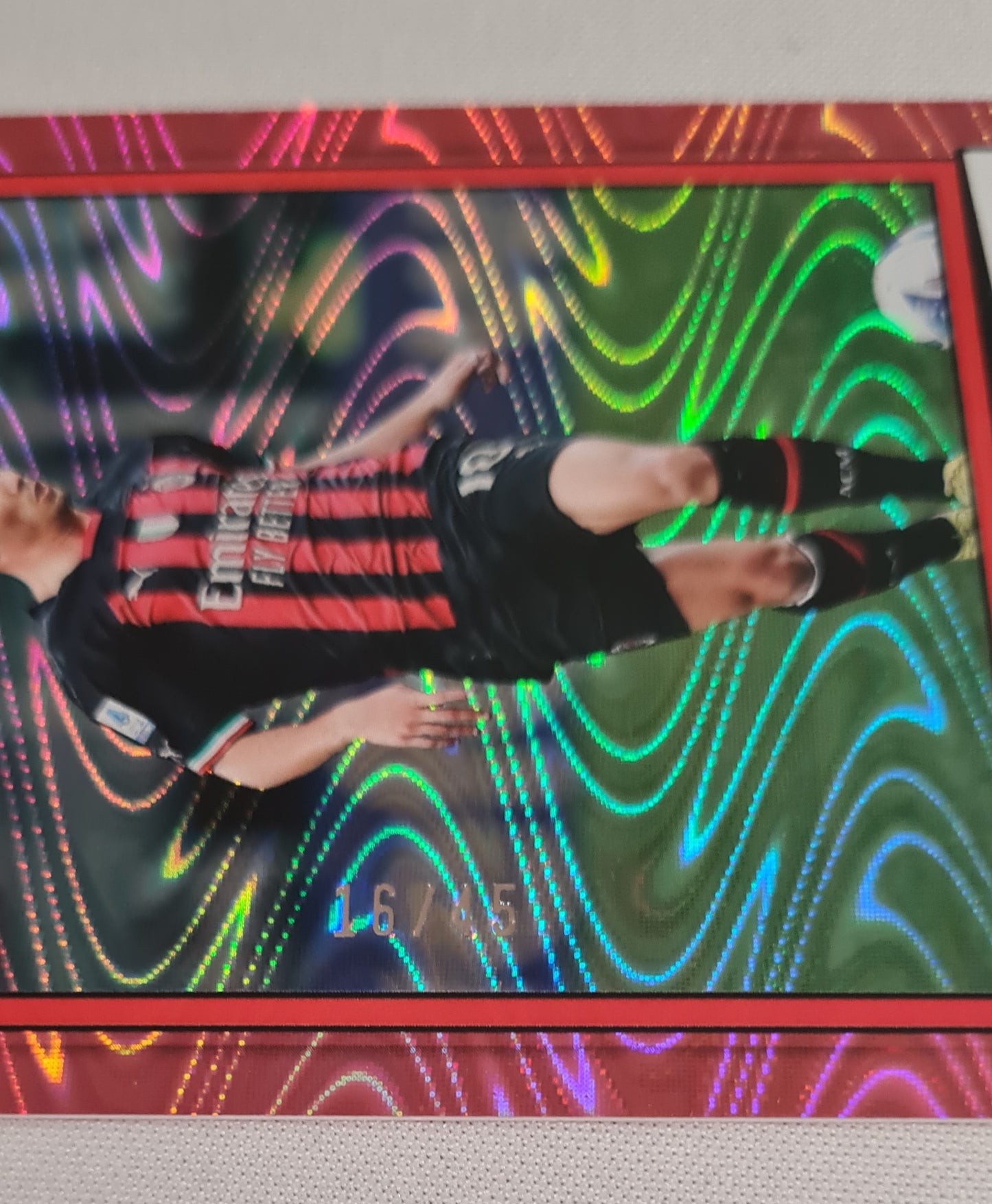 Brahim Diaz - 2022/23 Panini Score FIFA Soccer AC Milan #2 Pink Swirl Parallel /45