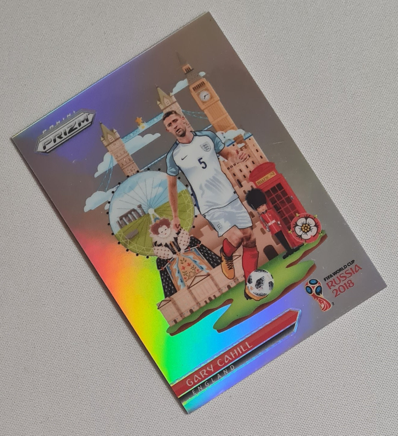 Gary Cahill - 2018 Panini Prizm World Cup Soccer National Landmarks FIFA World Cup Russia #NL-8