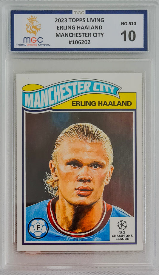 Erling Haaland MGC 10 - 2021 Topps Living Manchester City