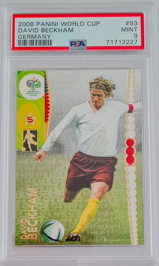 David Beckham PSA 9 - 2006 Panini World Cup