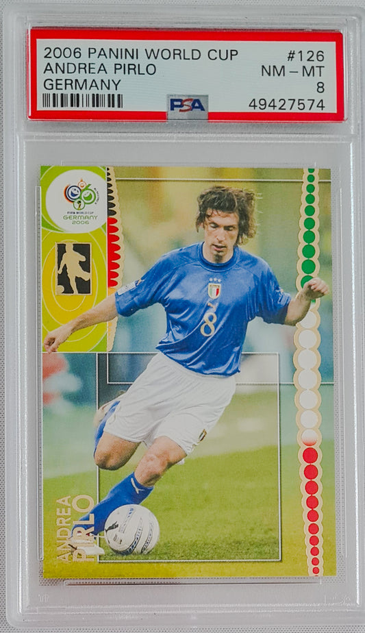 Andrea Pirlo PSA 8 - 2006 Panini World Cup