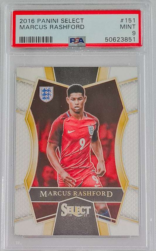 Marcus Rashford PSA 9 - 2016 Panini Select