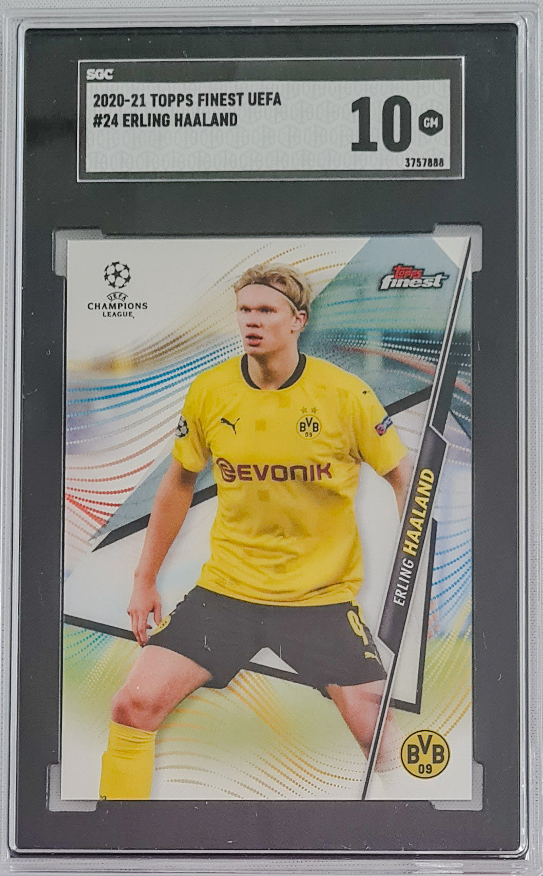 Erling Haaland SGC 10 - 2020 Topps Finest