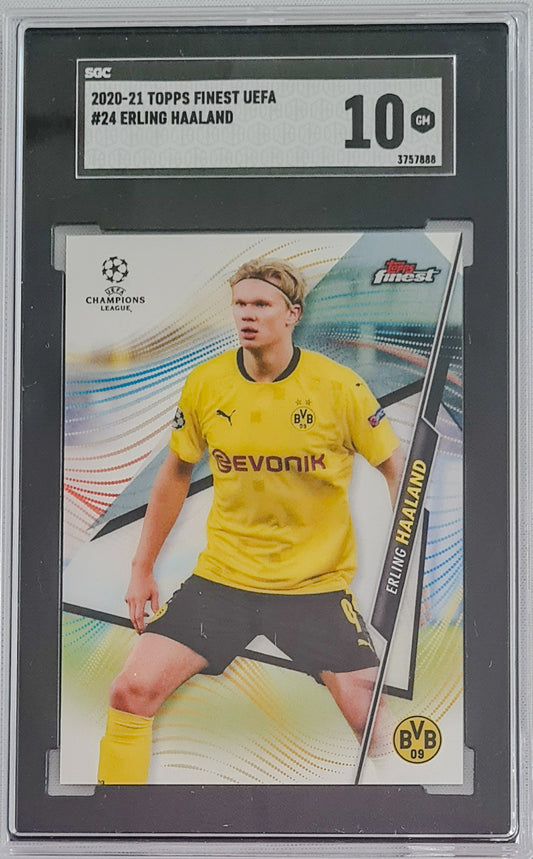 Erling Haaland SGC 10 - 2020 Topps Finest