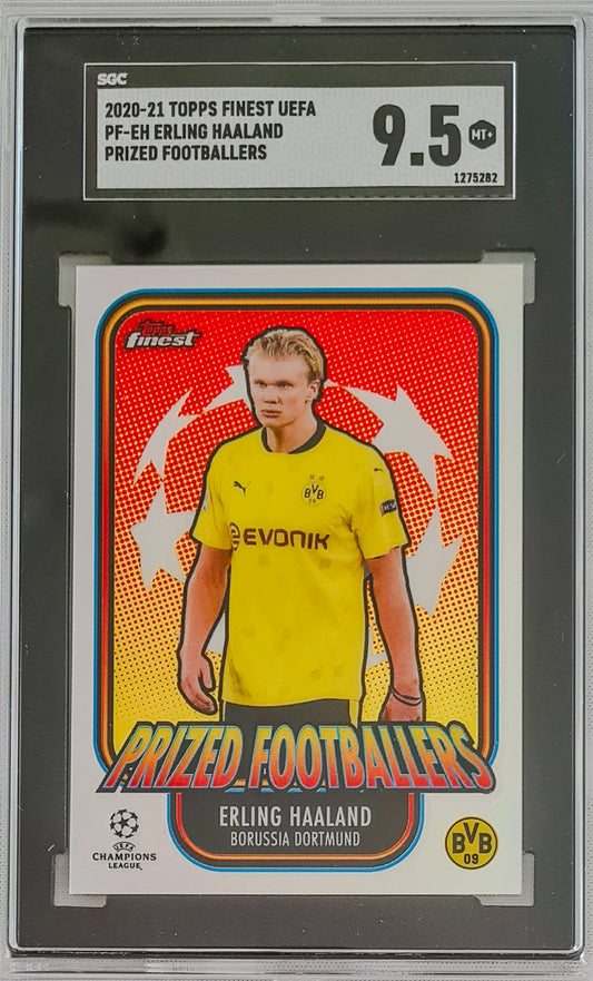 Erling Haaland SGC 9.5 - 2020 Topps Finest Prized Footballer