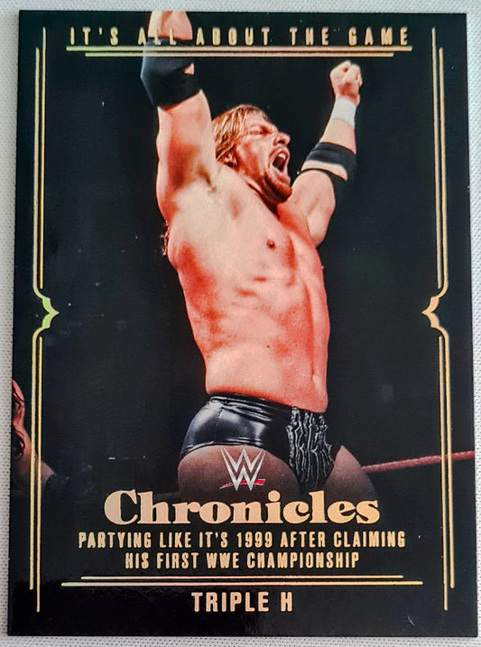 Triple H - 2022 Panini Chronicles WWE it's all about the Game - SP