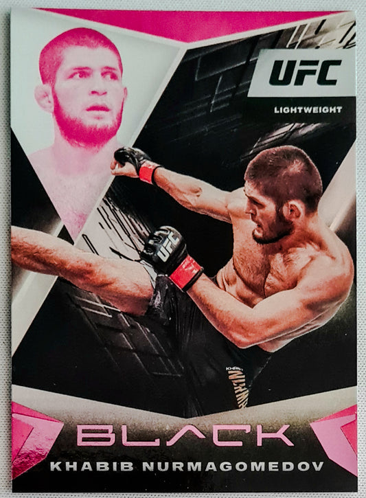 Khabib Nurmagomedov - 2021 Panini Chronicles Black - Pink