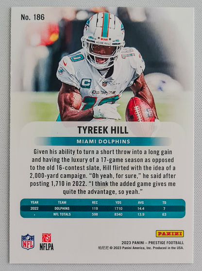 Tyreek Hill - 2023 Panini Prestige Silver Hyper