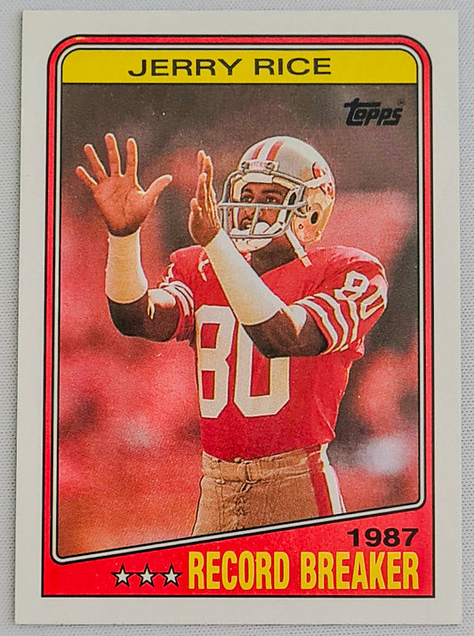 Jerry Rice - 1988 Topps Record Breaker