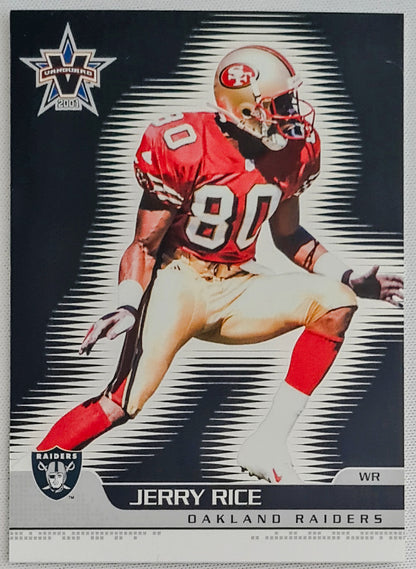 Jerry Rice - 2001 Pacific Trading cards - NFL Raiders