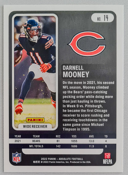 Darnell Mooney - 2022 Panini Absolute Football /499