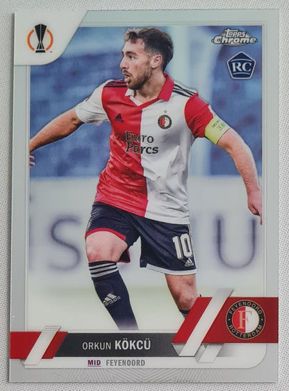 Orkun Kokcu - 2023 Topps Chrome Europa League (RC) - Feyenoord
