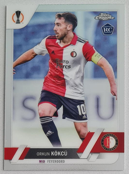 Orkun Kokcu - 2023 Topps Chrome Europa League (RC) - Feyenoord