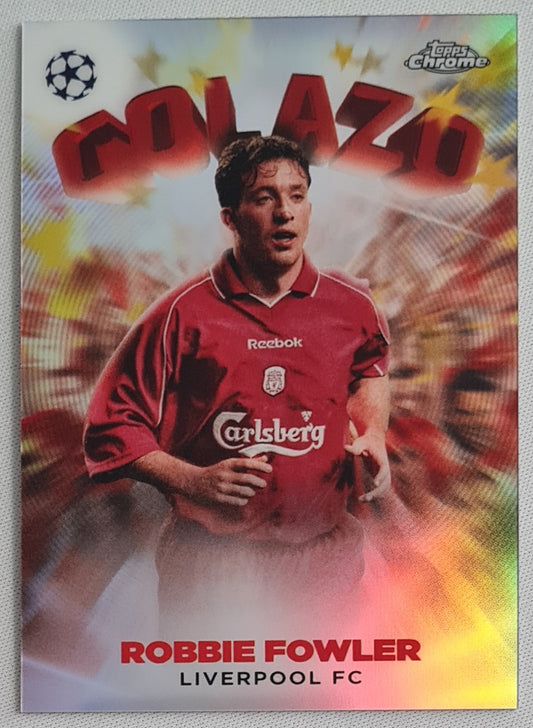 Robbie Fowler - 2023 Topps Chrome - GOLAZO - Liverpool