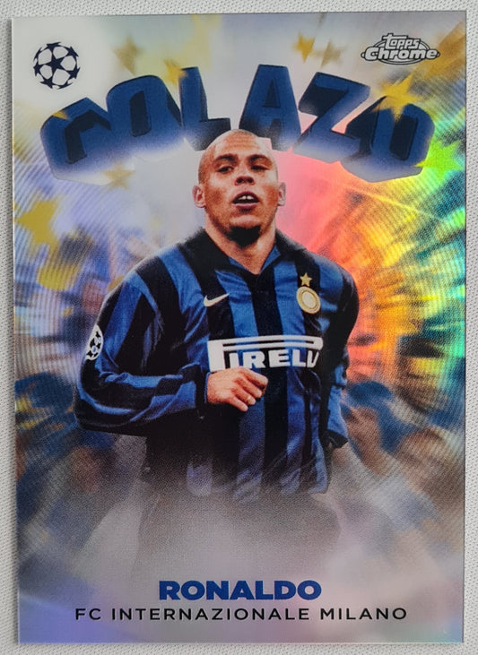 Ronaldo - 2023 Topps Chrome - GOLAZO - FC Internationale Milan