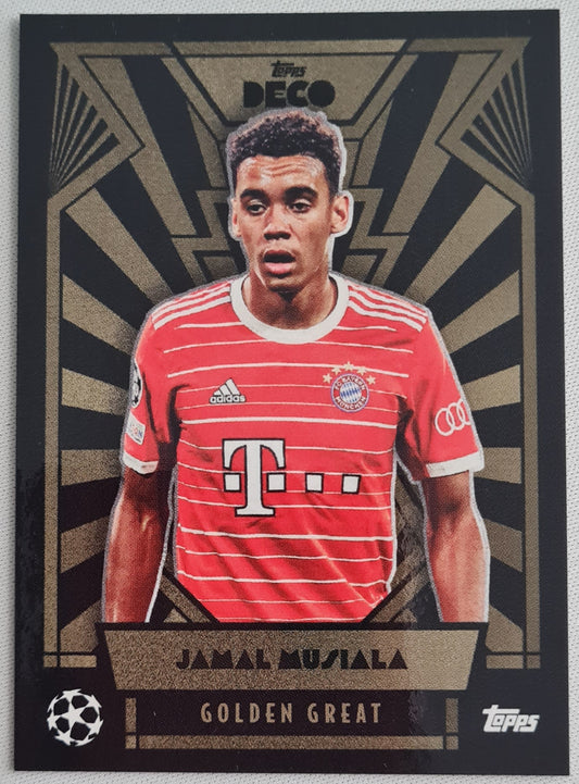 Jamal Musiala -2022 Topps DECO Champions League - Golden Great - FC Bayern Munchen