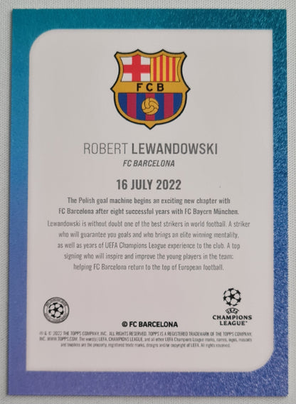 Robert Lewandowski - 2022  Topps - Star Signing - FC Barcelona /49