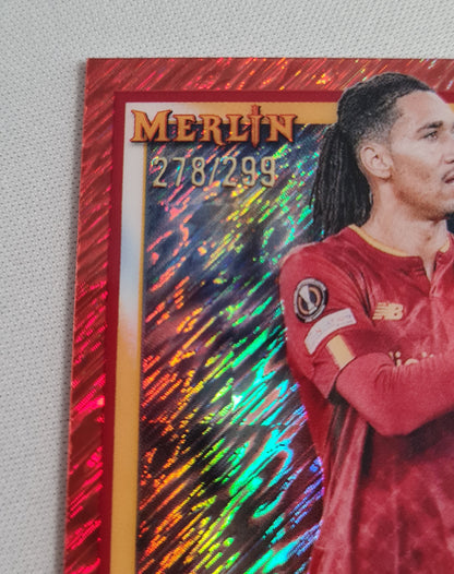 Chris Smalling - 2023 Topps Merlin "did you know" AS Roma - Shimmer /299