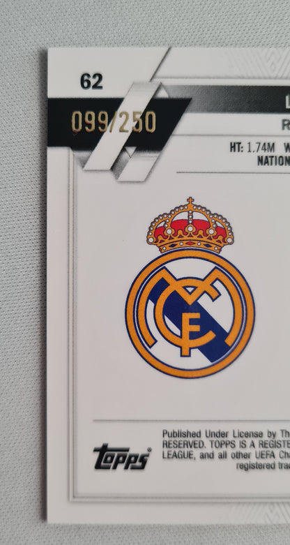 Luka Modric - 2023 Topps Chrome - Real Madrid - Pink Shimmer /250