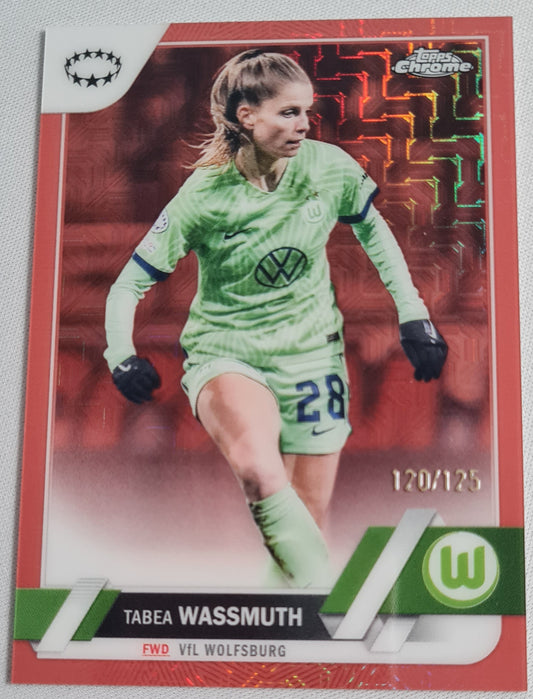 Tabea Wassmuth - 2023 Topps Chrome Women CL - Rose Gold Mojo Refractor /125