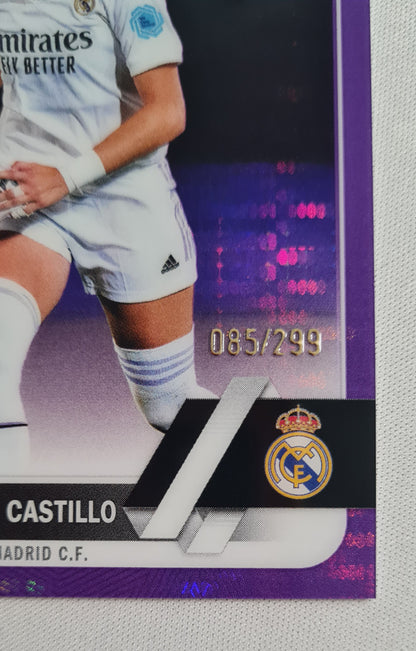 Athenea del Castillo -2023 Topps Chrome Women CL Purple Pulsar /299