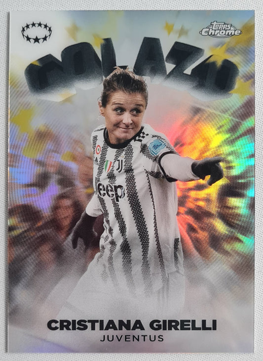 Christiana Girelli - 2023 Topps Chrome Women CL - GOLAZO