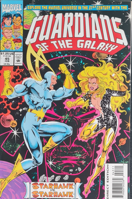 Guardians of the Galaxy - 1990 Marvel Comcs #45