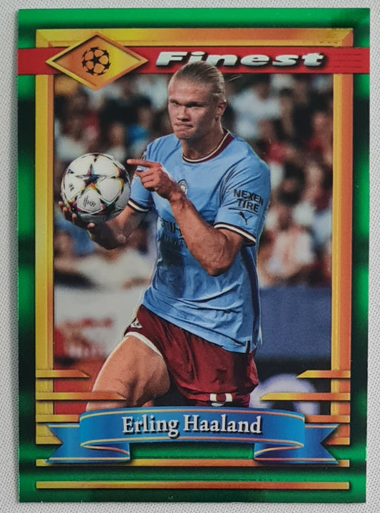 Erling Haaland - 2023 Topps Finest Moments #100 - Manchester City
