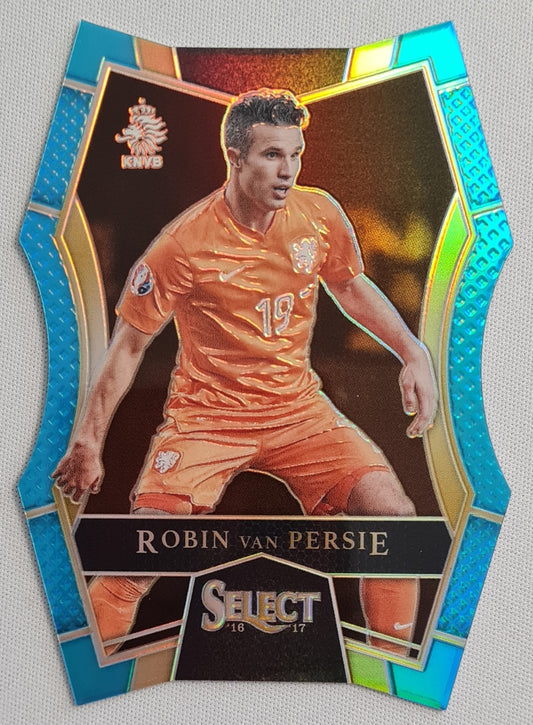 Robin van Persie - 2016 Panini Select Die Cut - Light Blue /249