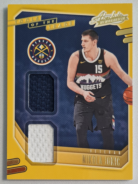 Nikola Jokic - 2020 Panini Absolute Memorabilia Basketball /two color Patch