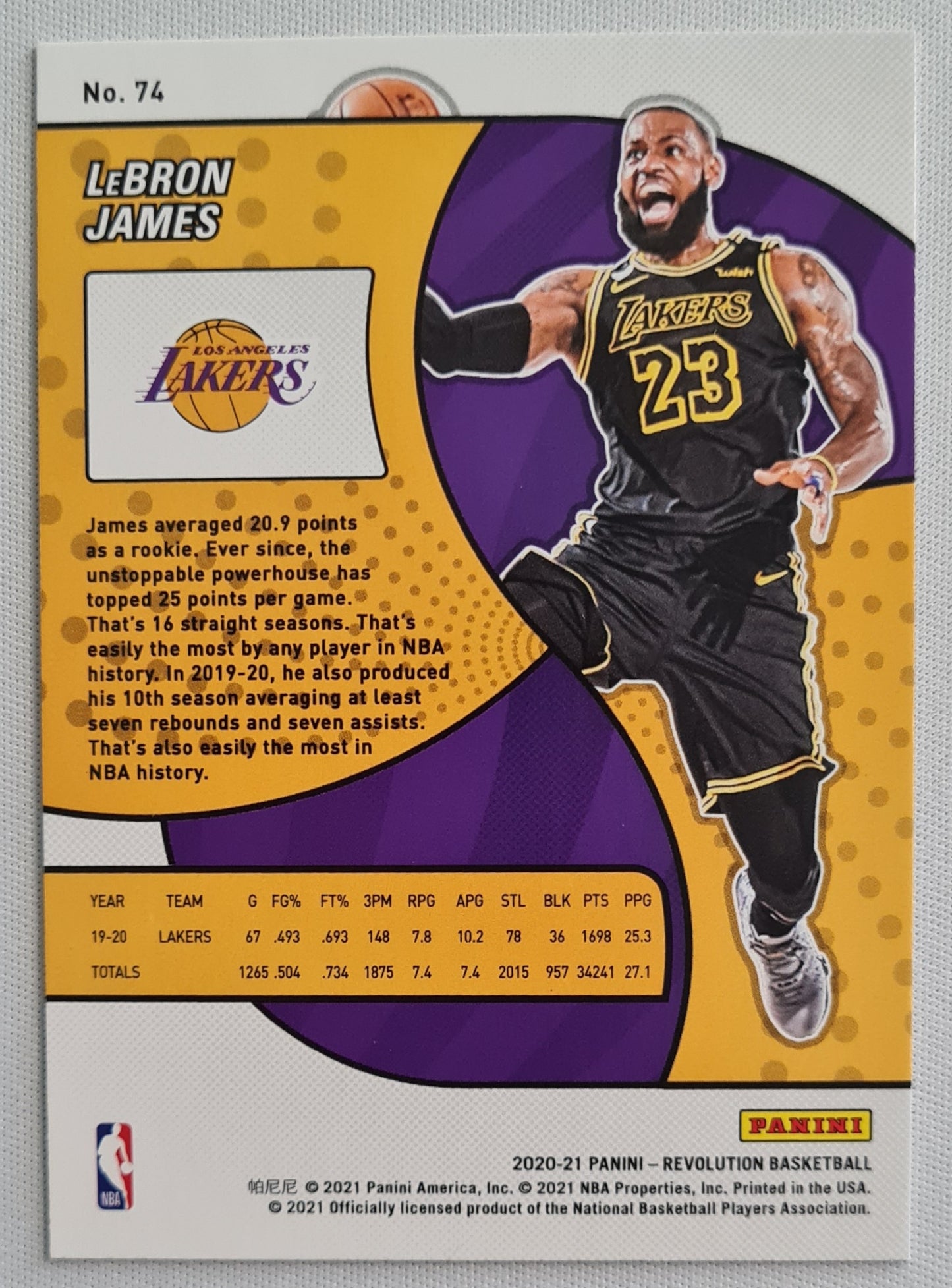 LeBron James - 2022 Panini Revolution Basketball #47