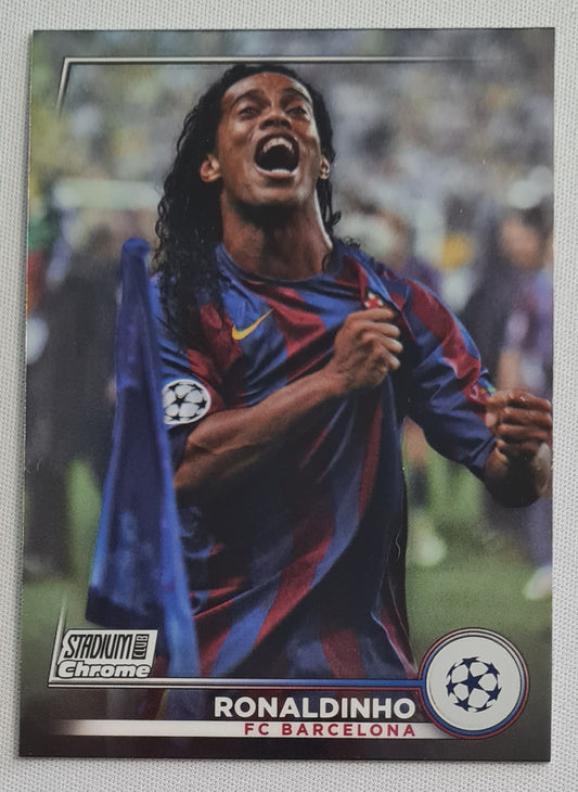 Ronaldinho - 2023 Topps Stadium Chrome - FC Barcelona #10