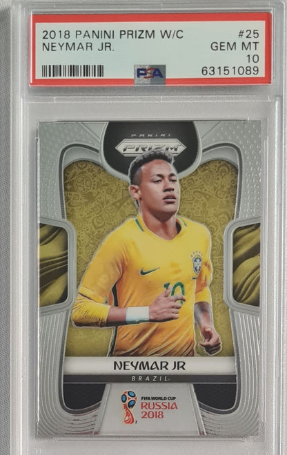 Neymar Jr. - 2018 Panini Prizm W/C #25 PSA 10