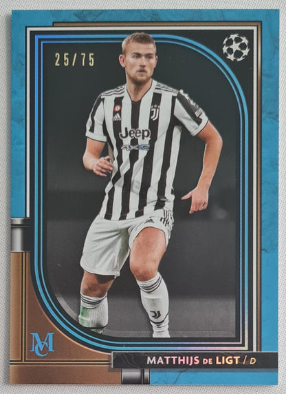 Matthijs de Ligt - 2022 Topps Champions League Blue /75