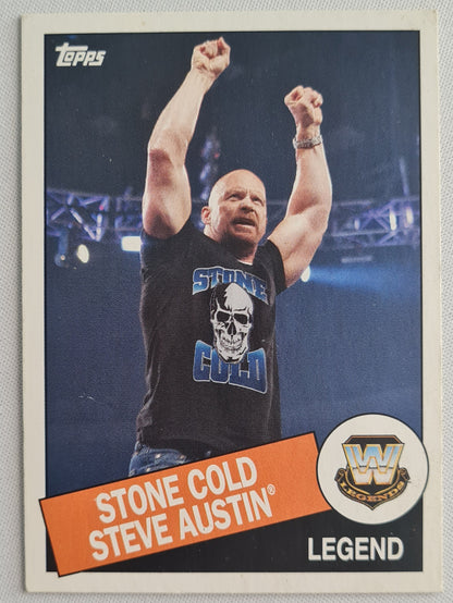 Stone Cold Steve Austin - 2015 Topps Heritage Trading Cards - Legend #111
