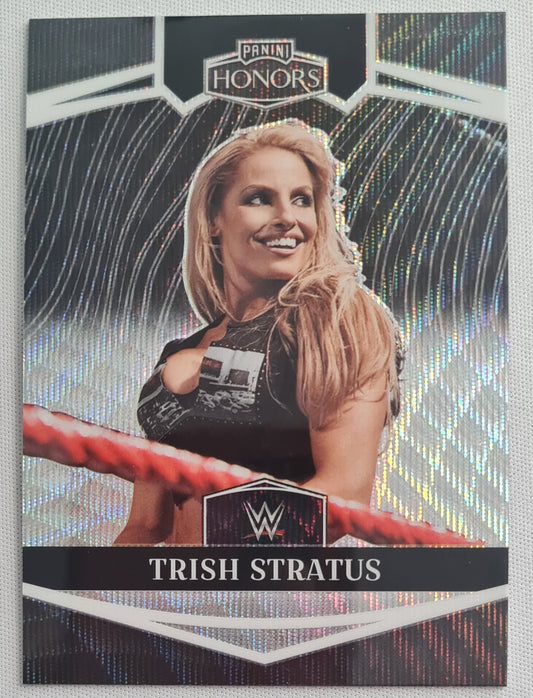 Trish Stratus - 2023 Panini Chronicles Honors Silver Wave Parallel -Prizm #337