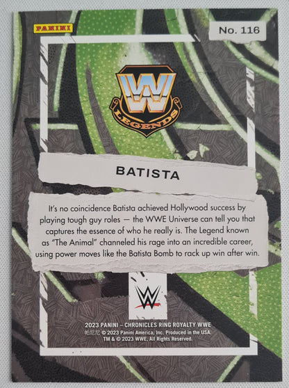 Batista - 2023 Panini Chronicles Ring Royalty WWE #116